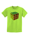 Autism Awareness - Cube Color Childrens T-Shirt-Childrens T-Shirt-TooLoud-Lime-Green-X-Small-Davson Sales