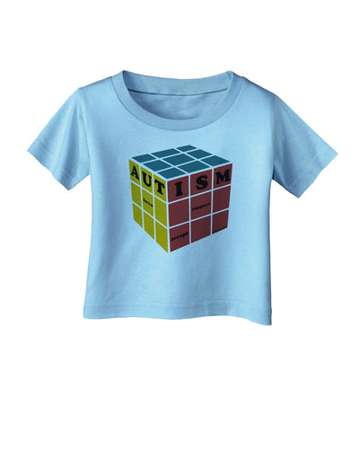 Autism Awareness - Cube Color Infant T-Shirt-Infant T-Shirt-TooLoud-Aquatic-Blue-06-Months-Davson Sales