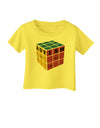 Autism Awareness - Cube Color Infant T-Shirt-Infant T-Shirt-TooLoud-Yellow-06-Months-Davson Sales