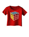 Autism Awareness - Cube Color Infant T-Shirt Dark-Infant T-Shirt-TooLoud-Red-06-Months-Davson Sales