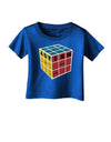 Autism Awareness - Cube Color Infant T-Shirt Dark-Infant T-Shirt-TooLoud-Royal-Blue-06-Months-Davson Sales