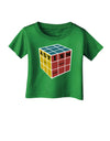 Autism Awareness - Cube Color Infant T-Shirt Dark-Infant T-Shirt-TooLoud-Clover-Green-06-Months-Davson Sales