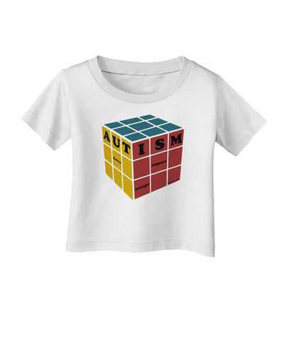 Autism Awareness - Cube Color Infant T-Shirt-Infant T-Shirt-TooLoud-White-06-Months-Davson Sales