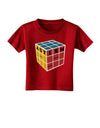 Autism Awareness - Cube Color Toddler T-Shirt Dark-Toddler T-Shirt-TooLoud-Red-2T-Davson Sales