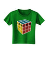 Autism Awareness - Cube Color Toddler T-Shirt Dark-Toddler T-Shirt-TooLoud-Clover-Green-2T-Davson Sales