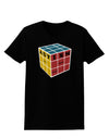 Autism Awareness - Cube Color Womens Dark T-Shirt-TooLoud-Black-X-Small-Davson Sales