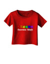 Autism Awareness Month - Colorful Puzzle Pieces Infant T-Shirt Dark by TooLoud-Infant T-Shirt-TooLoud-Red-06-Months-Davson Sales