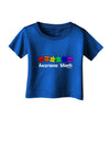 Autism Awareness Month - Colorful Puzzle Pieces Infant T-Shirt Dark by TooLoud-Infant T-Shirt-TooLoud-Royal-Blue-06-Months-Davson Sales