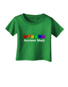 Autism Awareness Month - Colorful Puzzle Pieces Infant T-Shirt Dark by TooLoud-Infant T-Shirt-TooLoud-Clover-Green-06-Months-Davson Sales