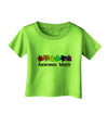 Autism Awareness Month - Colorful Puzzle Pieces Infant T-Shirt by TooLoud-Infant T-Shirt-TooLoud-Lime-Green-06-Months-Davson Sales