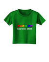 Autism Awareness Month - Colorful Puzzle Pieces Toddler T-Shirt Dark by TooLoud-Toddler T-Shirt-TooLoud-Clover-Green-2T-Davson Sales