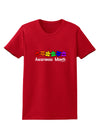 Autism Awareness Month - Colorful Puzzle Pieces Womens Dark T-Shirt by TooLoud-Womens T-Shirt-TooLoud-Red-X-Small-Davson Sales