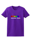 Autism Awareness Month - Colorful Puzzle Pieces Womens Dark T-Shirt by TooLoud-Womens T-Shirt-TooLoud-Purple-X-Small-Davson Sales