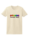 Autism Awareness Month - Colorful Puzzle Pieces Womens T-Shirt by TooLoud-Womens T-Shirt-TooLoud-Natural-X-Small-Davson Sales