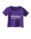 Autism Awareness Month - Puzzle Pieces Infant T-Shirt Dark by TooLoud-Infant T-Shirt-TooLoud-Purple-06-Months-Davson Sales