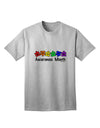 Autism Awareness Month: Vibrant Puzzle Pieces Adult T-Shirt by TooLoud-Mens T-shirts-TooLoud-AshGray-Small-Davson Sales