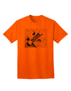 Autism Awareness - Puzzle Black & White Adult T-Shirt-unisex t-shirt-TooLoud-Orange-Small-Davson Sales