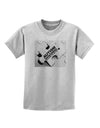 Autism Awareness - Puzzle Black & White Childrens T-Shirt-Childrens T-Shirt-TooLoud-AshGray-X-Small-Davson Sales