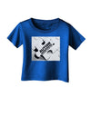 Autism Awareness - Puzzle Black & White Infant T-Shirt Dark-Infant T-Shirt-TooLoud-Royal-Blue-06-Months-Davson Sales