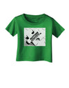 Autism Awareness - Puzzle Black & White Infant T-Shirt Dark-Infant T-Shirt-TooLoud-Clover-Green-06-Months-Davson Sales