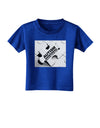 Autism Awareness - Puzzle Black & White Toddler T-Shirt Dark-Toddler T-Shirt-TooLoud-Royal-Blue-2T-Davson Sales