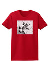 Autism Awareness - Puzzle Black & White Womens Dark T-Shirt-TooLoud-Red-X-Small-Davson Sales