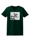 Autism Awareness - Puzzle Black & White Womens Dark T-Shirt-TooLoud-Forest-Green-Small-Davson Sales