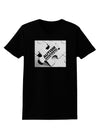 Autism Awareness - Puzzle Black & White Womens Dark T-Shirt-TooLoud-Black-X-Small-Davson Sales