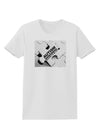 Autism Awareness - Puzzle Black & White Womens T-Shirt-Womens T-Shirt-TooLoud-White-X-Small-Davson Sales