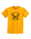 Autism Awareness - Puzzle Piece Butterfly 2 Childrens T-Shirt-Childrens T-Shirt-TooLoud-Gold-X-Small-Davson Sales