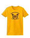 Autism Awareness - Puzzle Piece Butterfly 2 Womens T-Shirt-Womens T-Shirt-TooLoud-Gold-X-Small-Davson Sales