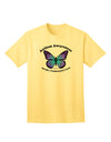 Autism Awareness - Puzzle Piece Butterfly Adult T-Shirt-unisex t-shirt-TooLoud-Yellow-Small-Davson Sales