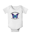Autism Awareness - Puzzle Piece Butterfly Baby Romper Bodysuit-Baby Romper-TooLoud-White-06-Months-Davson Sales