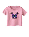 Autism Awareness - Puzzle Piece Butterfly Infant T-Shirt-Infant T-Shirt-TooLoud-Candy-Pink-06-Months-Davson Sales