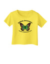 Autism Awareness - Puzzle Piece Butterfly Infant T-Shirt-Infant T-Shirt-TooLoud-Yellow-06-Months-Davson Sales