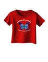 Autism Awareness - Puzzle Piece Butterfly Infant T-Shirt Dark-Infant T-Shirt-TooLoud-Red-06-Months-Davson Sales