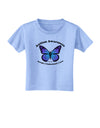 Autism Awareness - Puzzle Piece Butterfly Toddler T-Shirt-Toddler T-Shirt-TooLoud-Aquatic-Blue-2T-Davson Sales