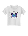 Autism Awareness - Puzzle Piece Butterfly Toddler T-Shirt-Toddler T-Shirt-TooLoud-White-2T-Davson Sales