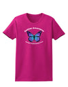 Autism Awareness - Puzzle Piece Butterfly Womens Dark T-Shirt-TooLoud-Hot-Pink-Small-Davson Sales