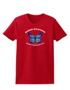 Autism Awareness - Puzzle Piece Butterfly Womens Dark T-Shirt-TooLoud-Red-X-Small-Davson Sales