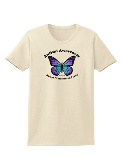 Autism Awareness - Puzzle Piece Butterfly Womens T-Shirt-Womens T-Shirt-TooLoud-Natural-X-Small-Davson Sales