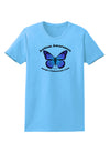 Autism Awareness - Puzzle Piece Butterfly Womens T-Shirt-Womens T-Shirt-TooLoud-Aquatic-Blue-X-Small-Davson Sales