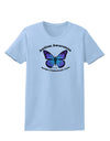 Autism Awareness - Puzzle Piece Butterfly Womens T-Shirt-Womens T-Shirt-TooLoud-Light-Blue-X-Small-Davson Sales