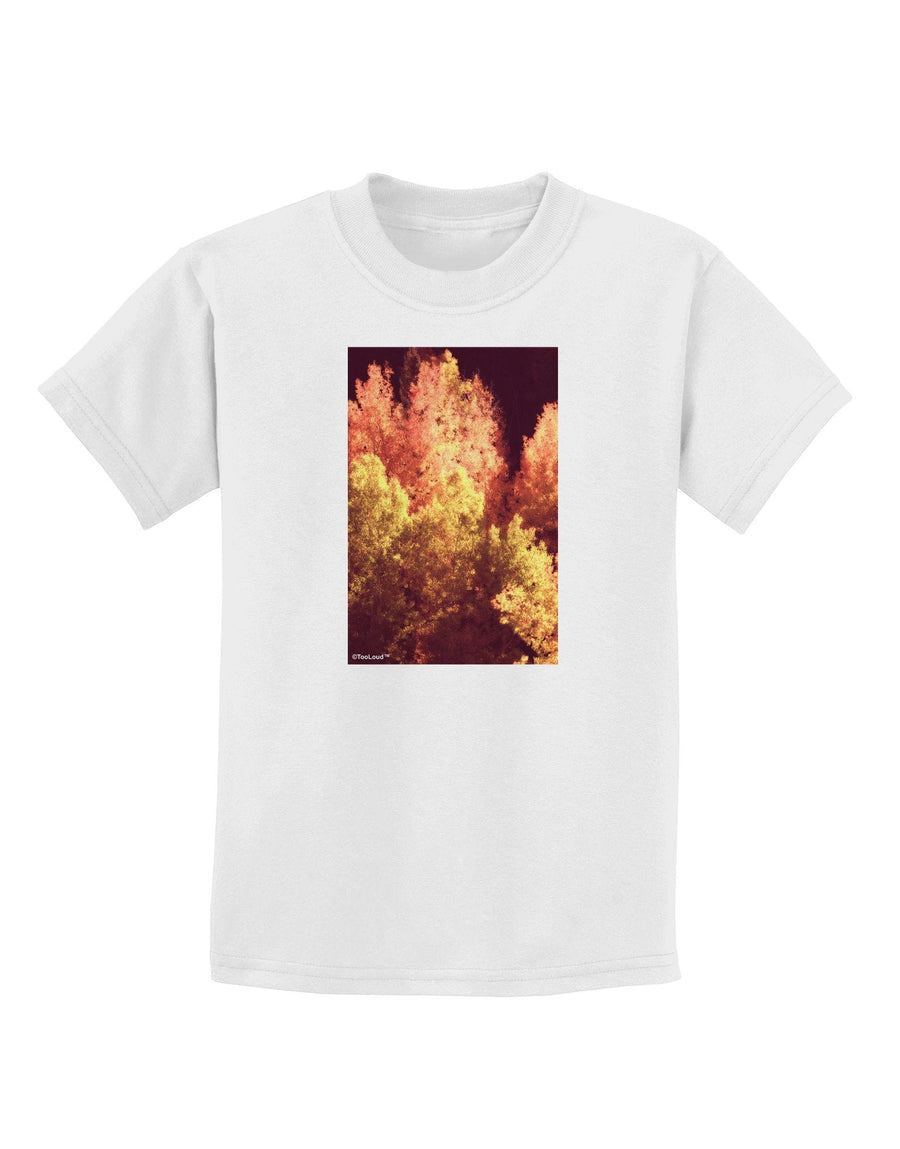 Autumn In Aspen Childrens T-Shirt-Childrens T-Shirt-TooLoud-White-X-Large-Davson Sales