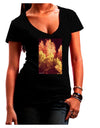 Autumn In Aspen Womens V-Neck Dark T-Shirt-Womens V-Neck T-Shirts-TooLoud-Black-Juniors Fitted XX-Large-Davson Sales