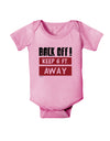 BACK OFF Keep 6 Feet Away Baby Romper Bodysuit-Baby Romper-TooLoud-Pink-06-Months-Davson Sales