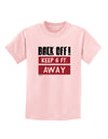 BACK OFF Keep 6 Feet Away Childrens T-Shirt-Childrens T-Shirt-TooLoud-PalePink-X-Small-Davson Sales