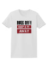 BACK OFF Keep 6 Feet Away Womens T-Shirt-Womens T-Shirt-TooLoud-White-X-Small-Davson Sales