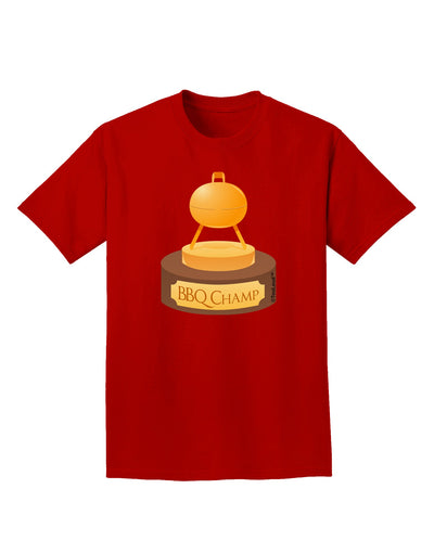 BBQ Champ - Golden Grill Trophy Adult Dark T-Shirt by TooLoud-Mens T-Shirt-TooLoud-Red-Small-Davson Sales