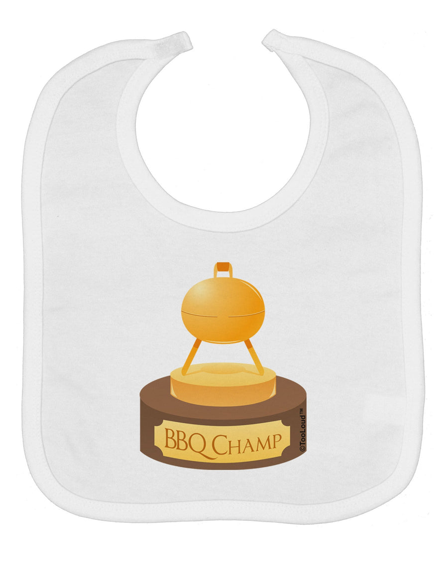 BBQ Champ - Golden Grill Trophy Baby Bib by TooLoud